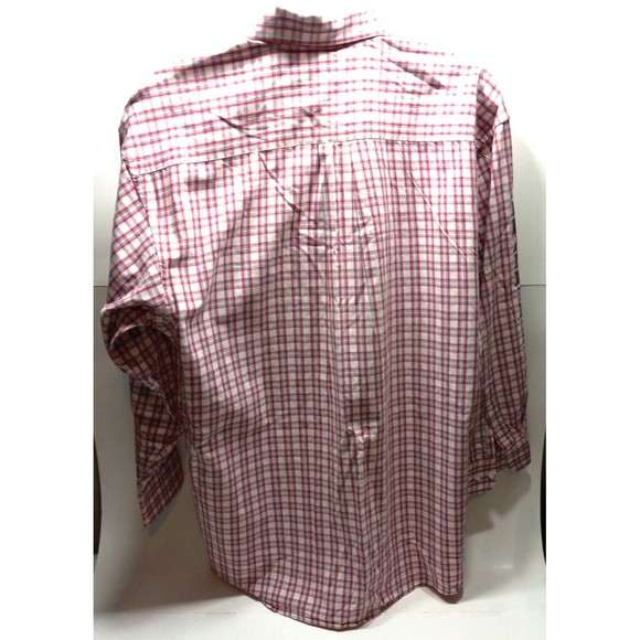 Panhandle Slim Long Sleeve Spell Out Size Small Western Plaid Red White Rodeo - Picture 6 of 11